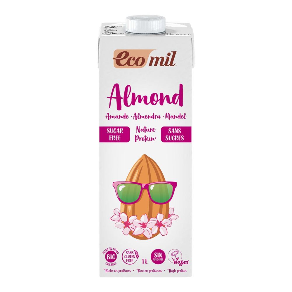Boisson amande protéinée sans sucres bio