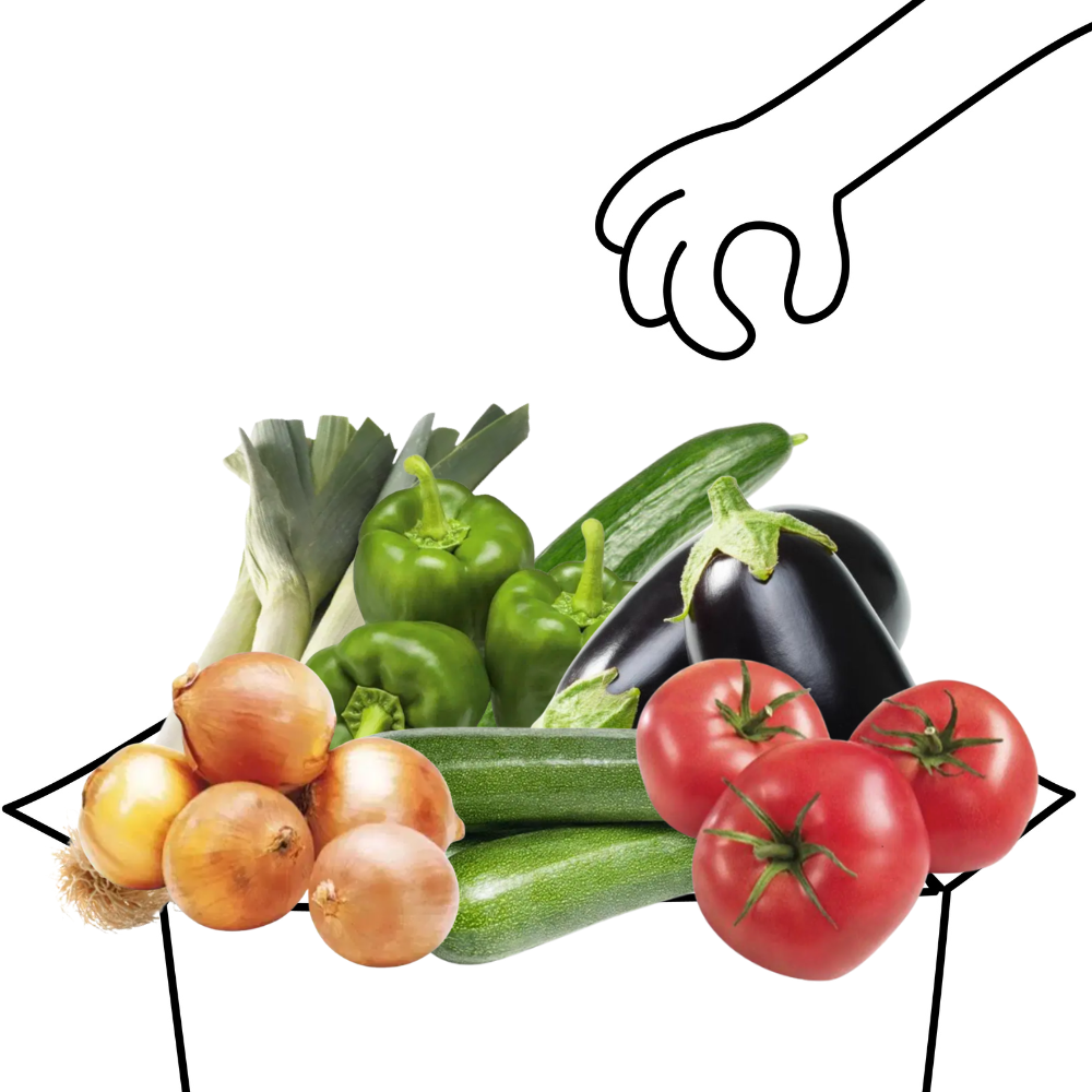 Grand panier de légumes bio - 4 à 5 personnes
