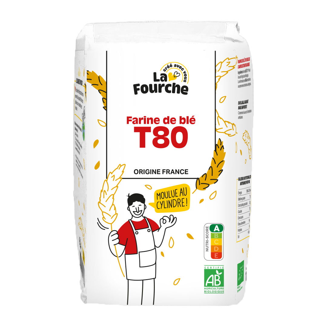 Farine de blé T80 bio