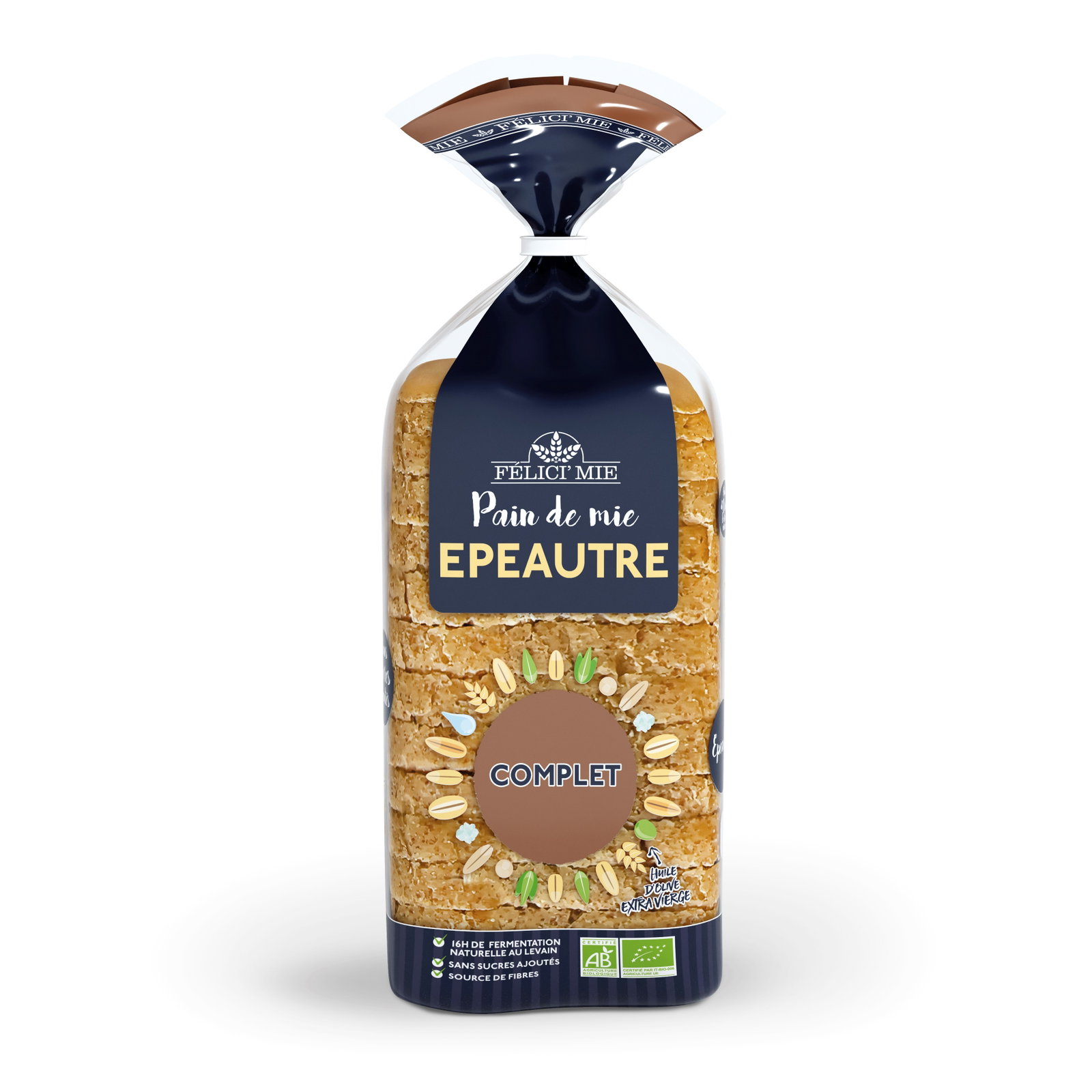 Pain de mie épeautre complet bio