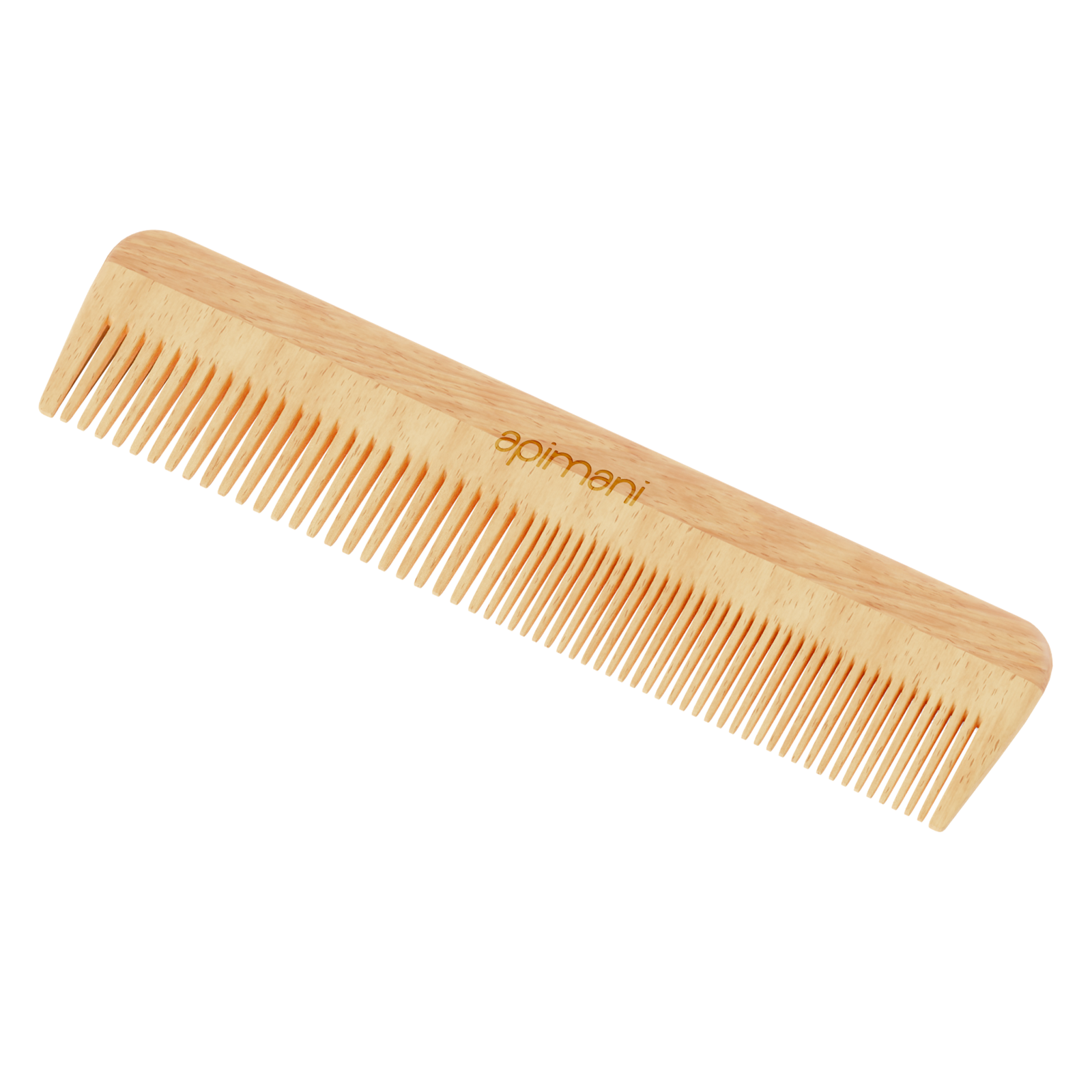 Peigne double en bois