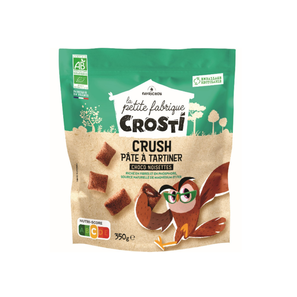 Crosti coeur fondant choco noisettes bio