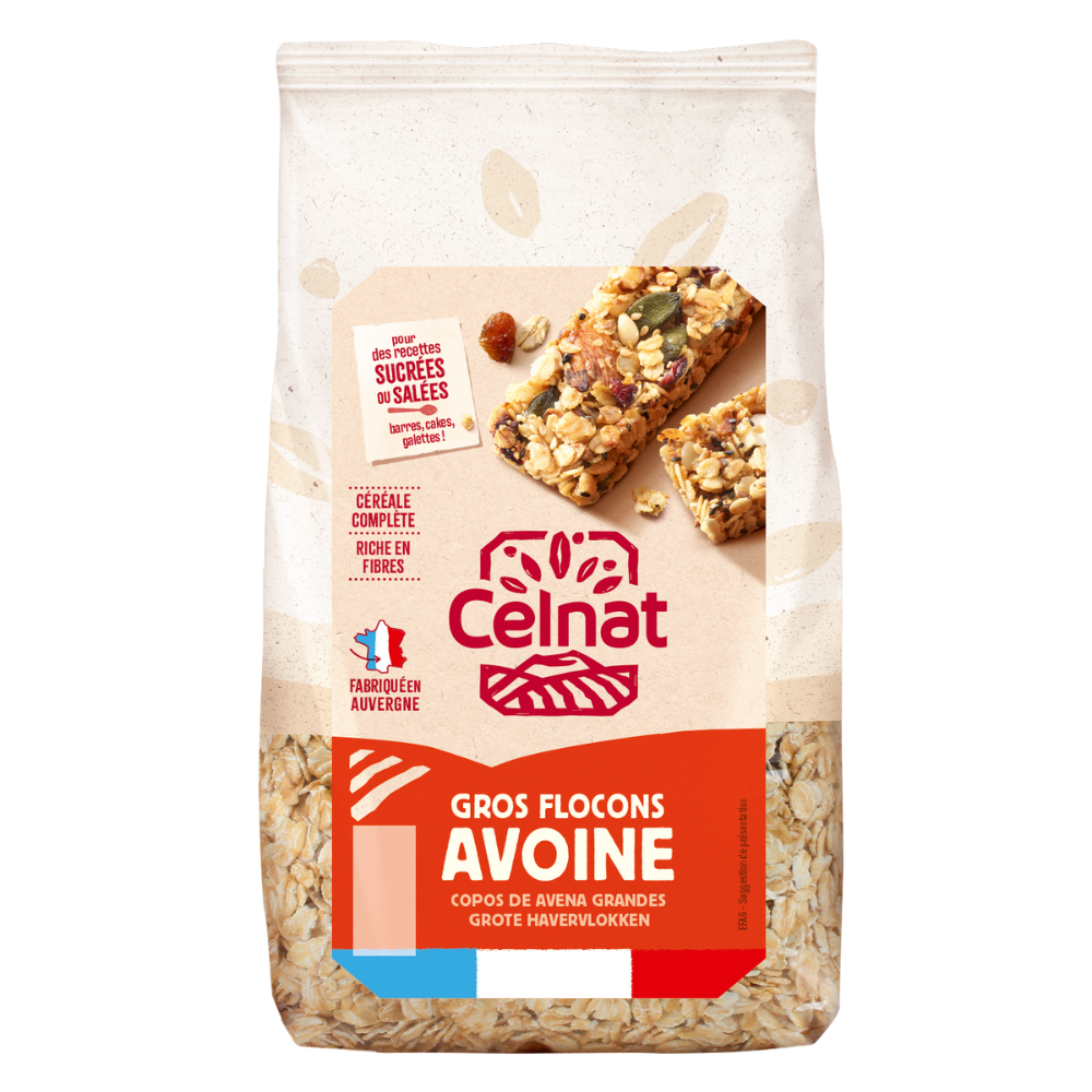 Gros flocons d'avoine bio