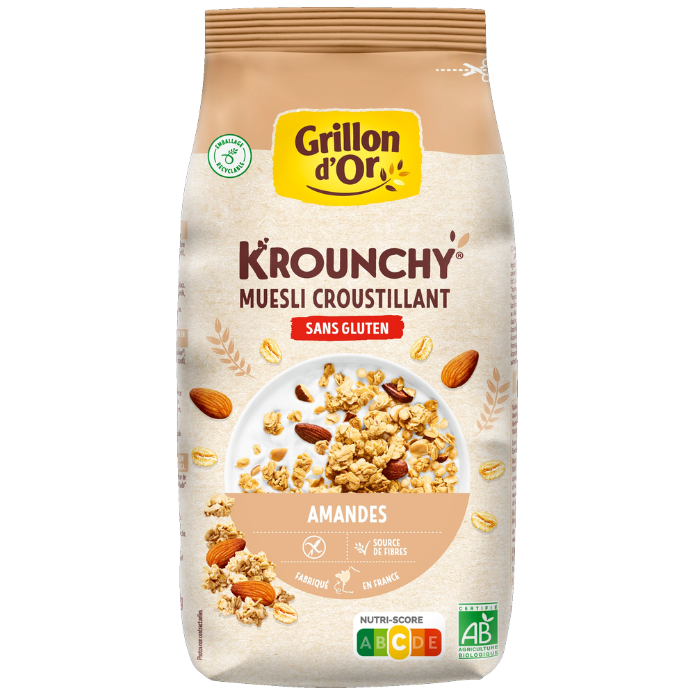 Krounchy amandes sans gluten bio