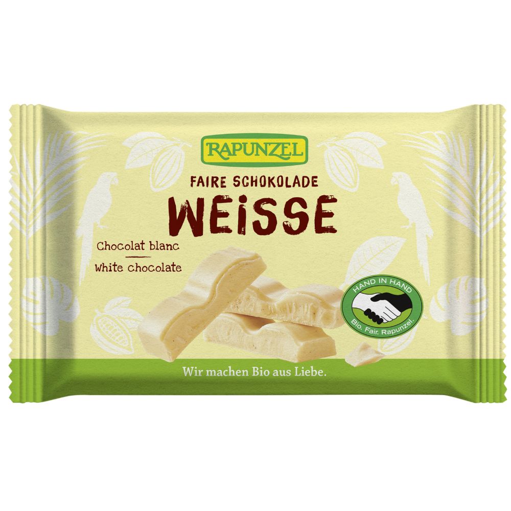 Chocolat blanc bio et équitable