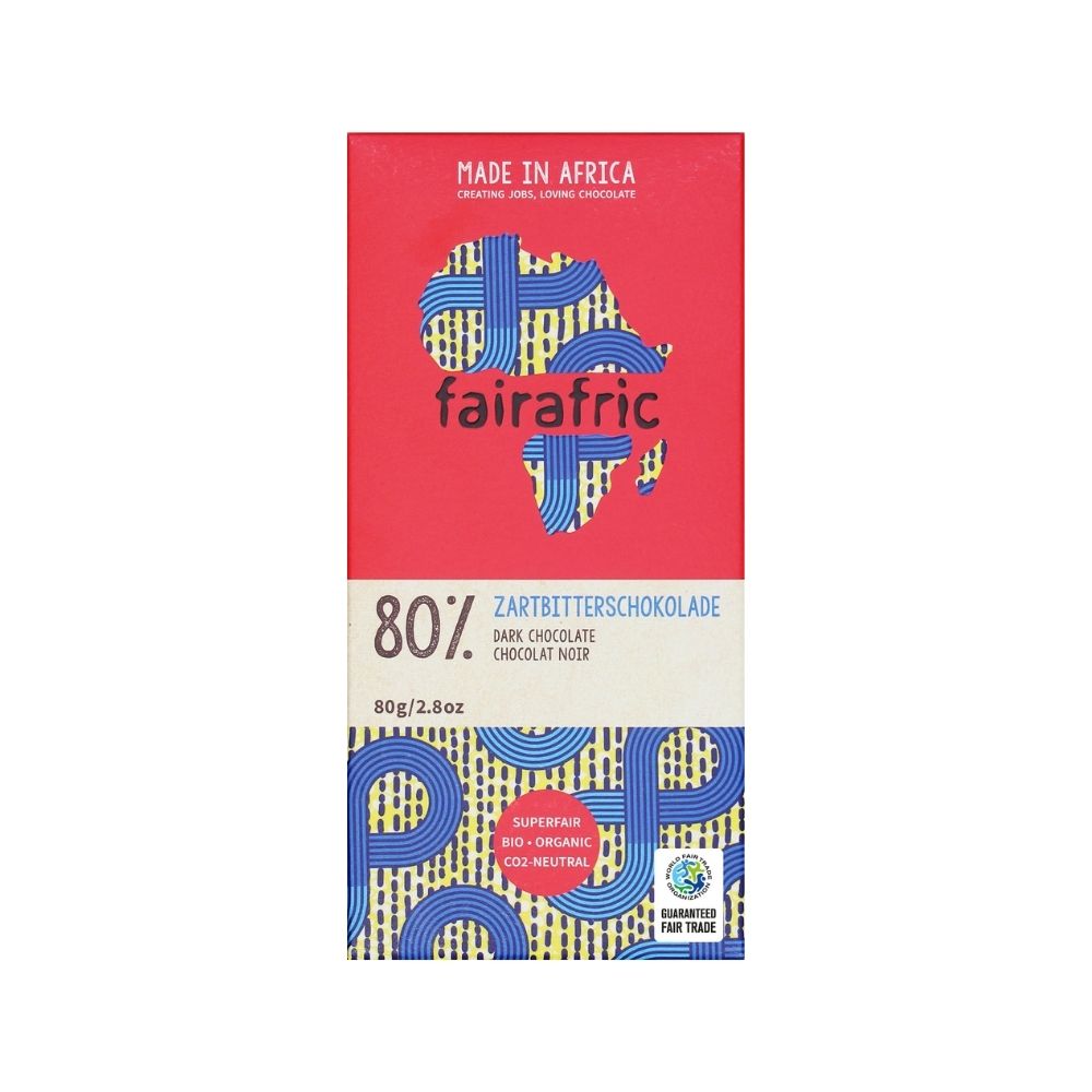 Chocolat noir 80% bio et equitable