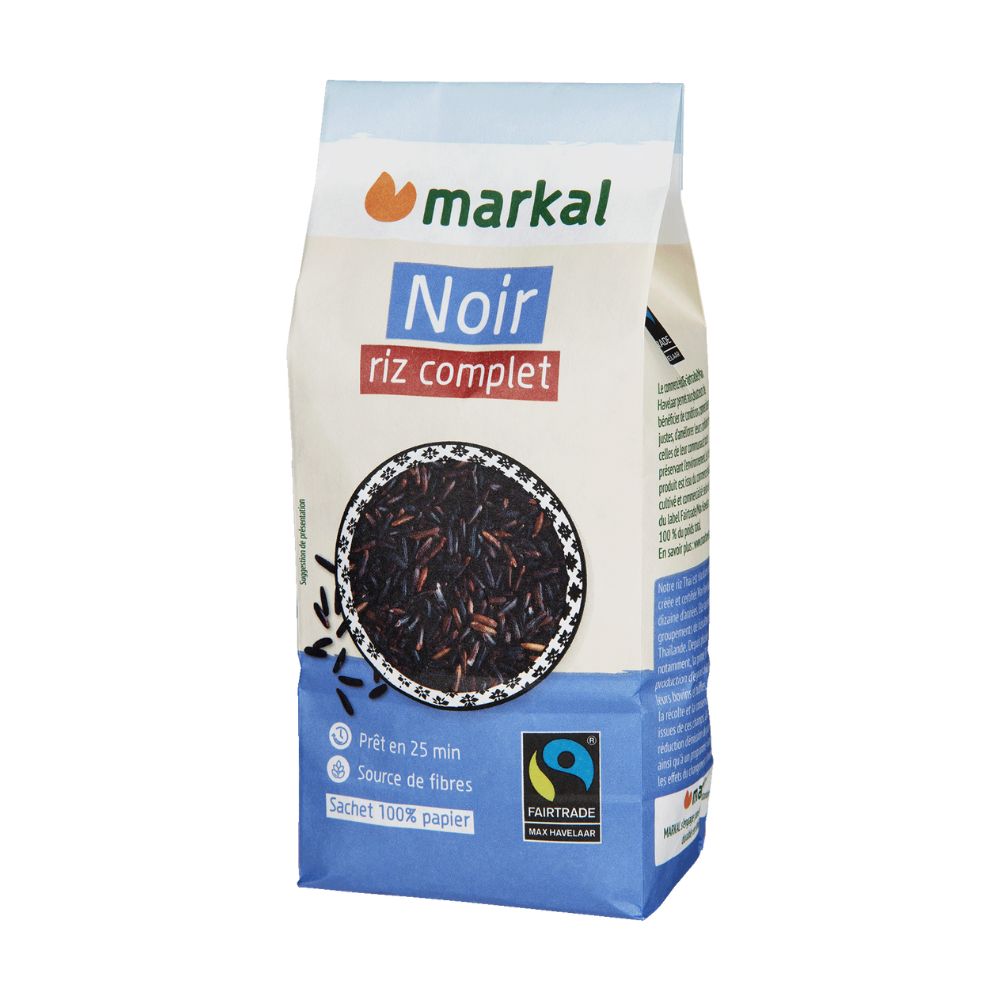 Riz noir complet bio et équitable