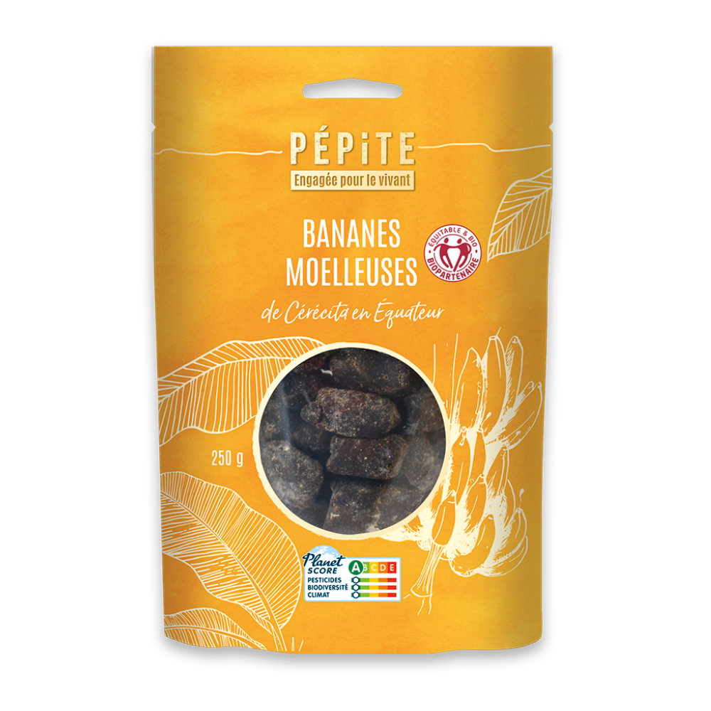 Bananes séchées d'Équateur bio et équitables
