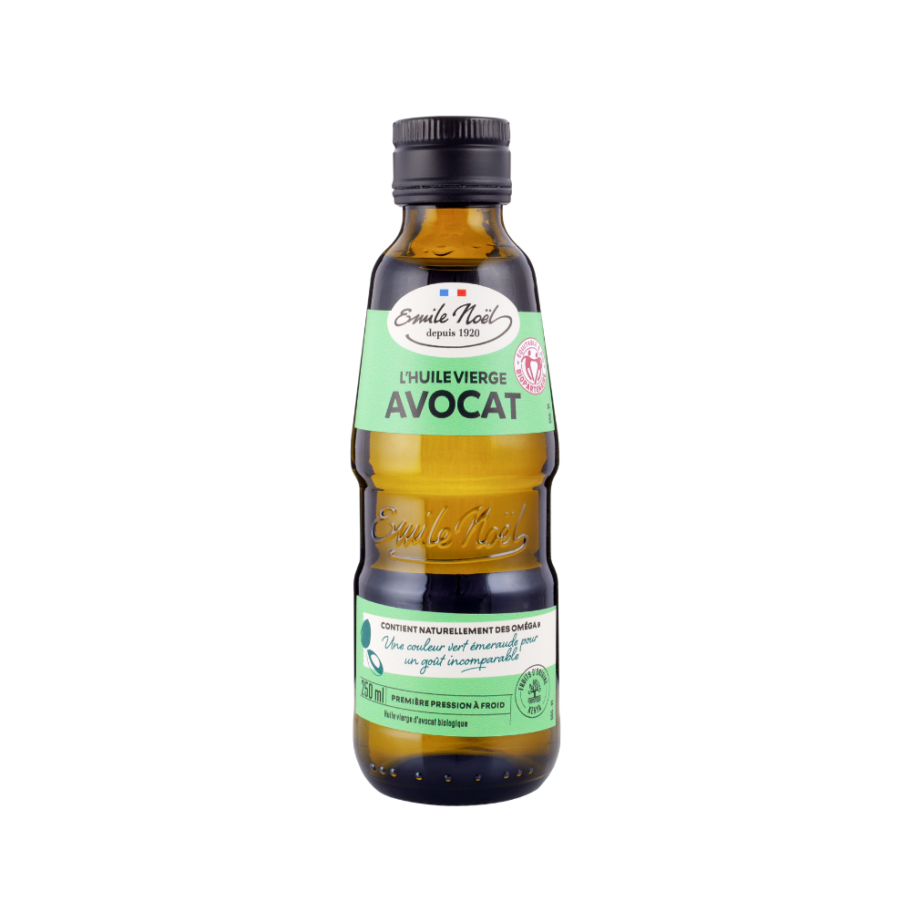 Huile vierge d'avocat bio et équitable