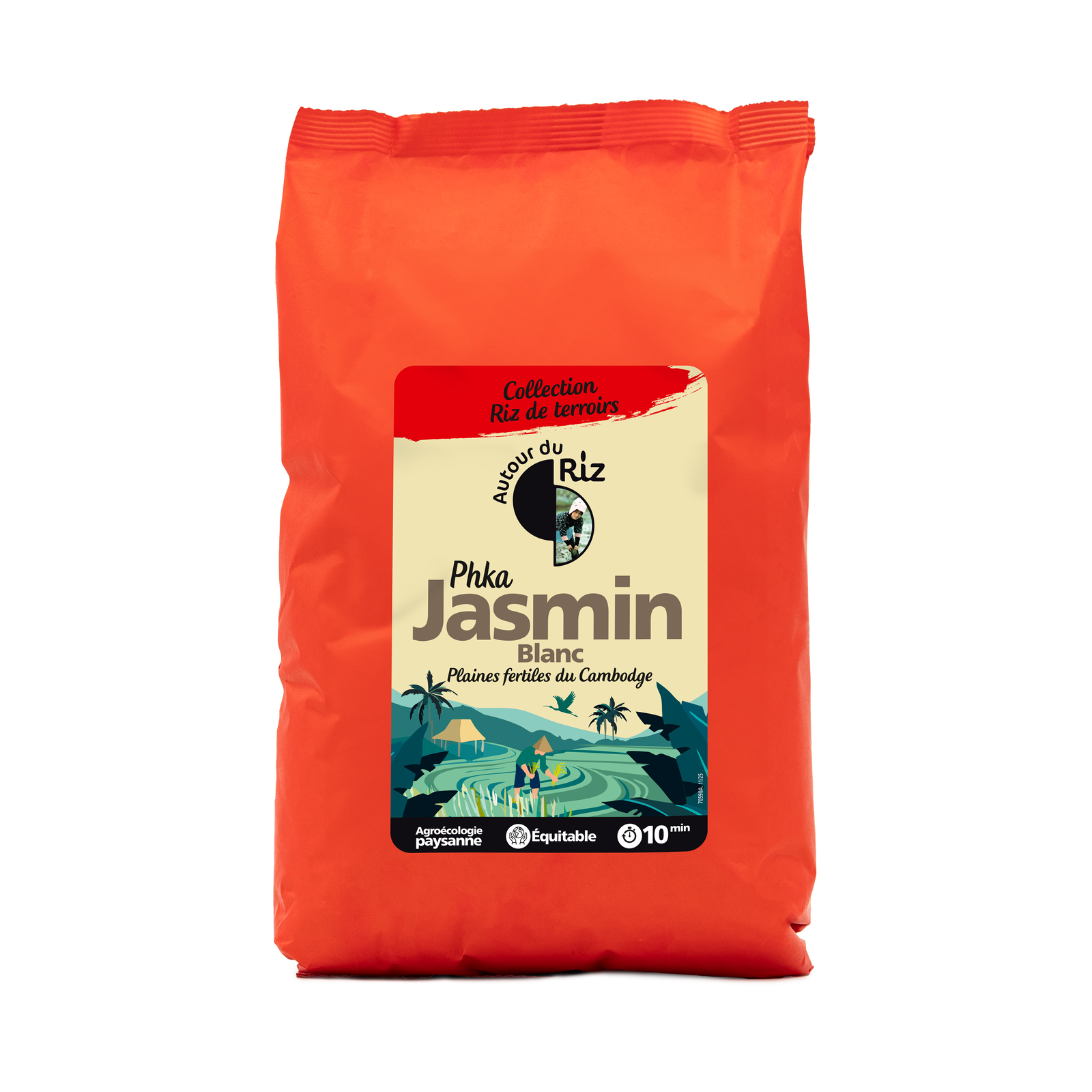 Riz jasmin blanc bio et équitable