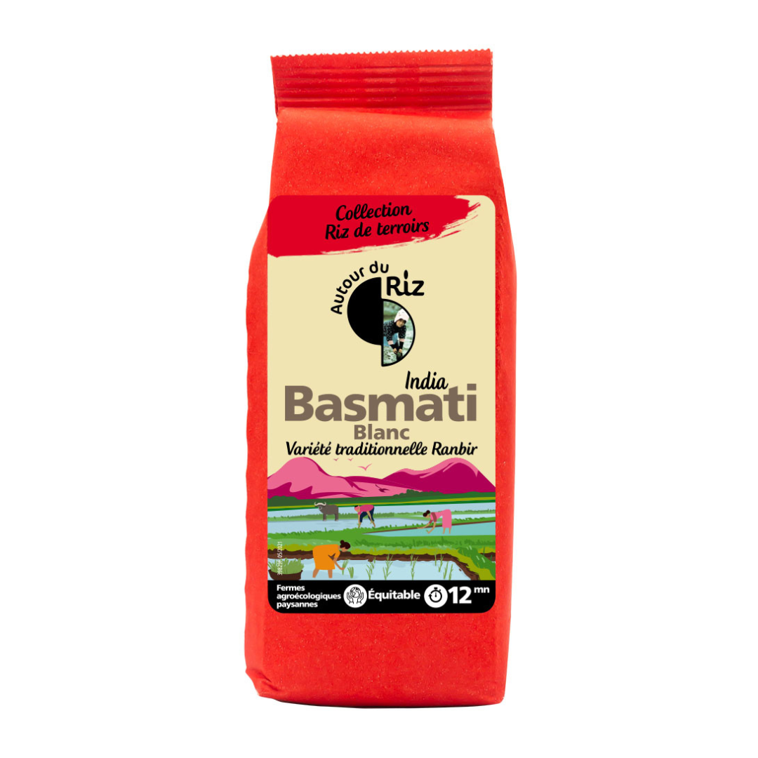 Riz basmati blanc bio et équitable