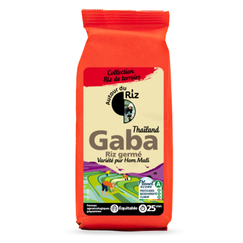 Riz thaï complet germé gaba bio et équitable
