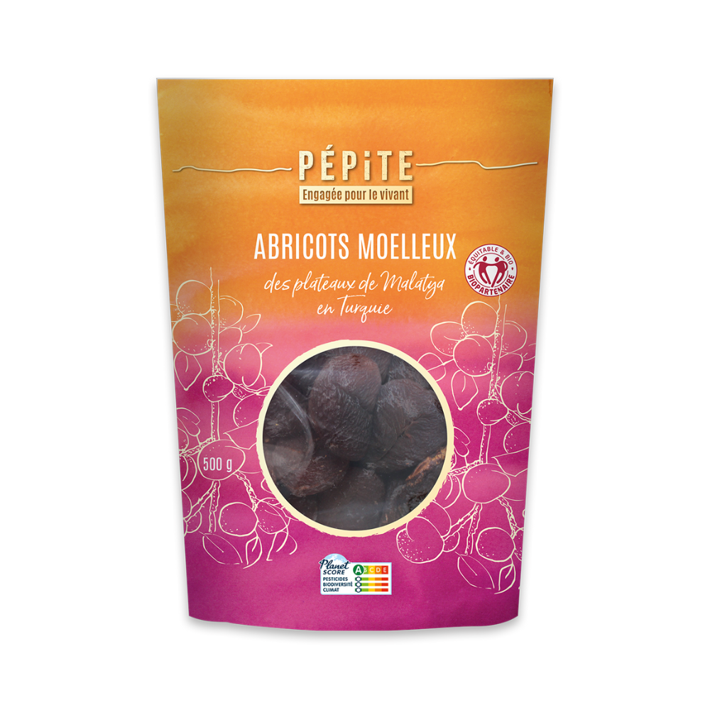 Abricots de Turquie moelleux bio et équitables