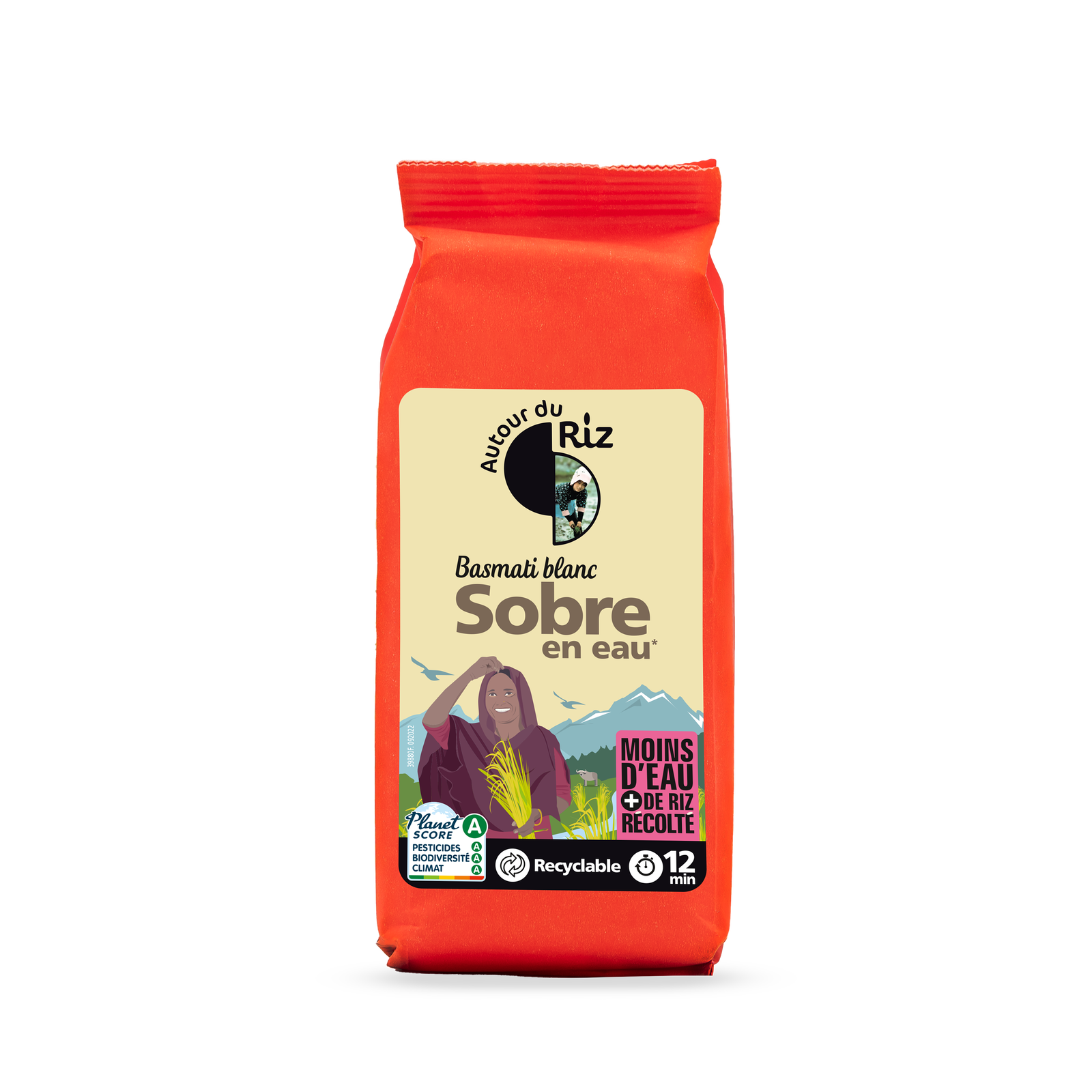 Riz basmati blanc bio et équitable - Agriculture sobre en eau