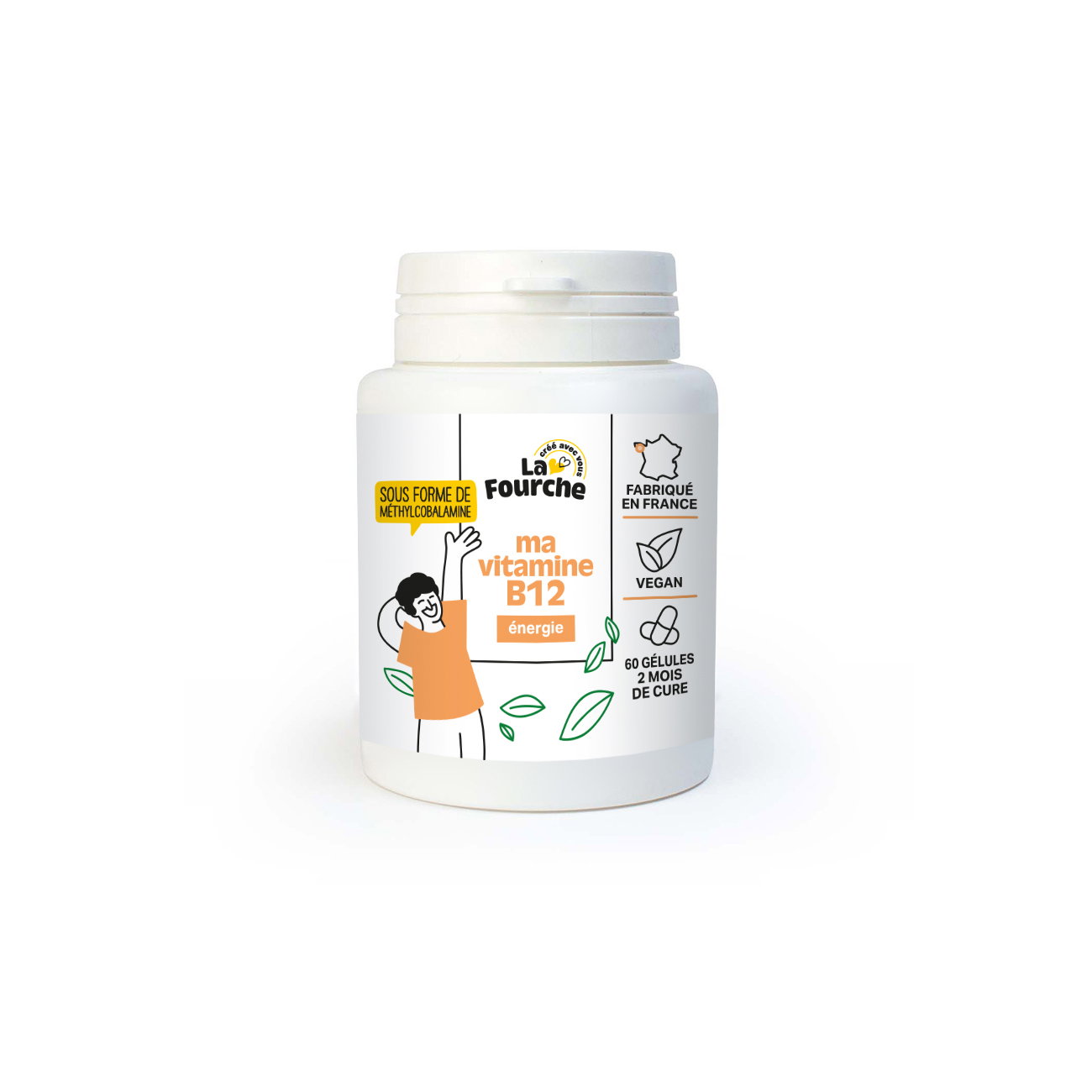 Vitamine B12 - énergie x 60