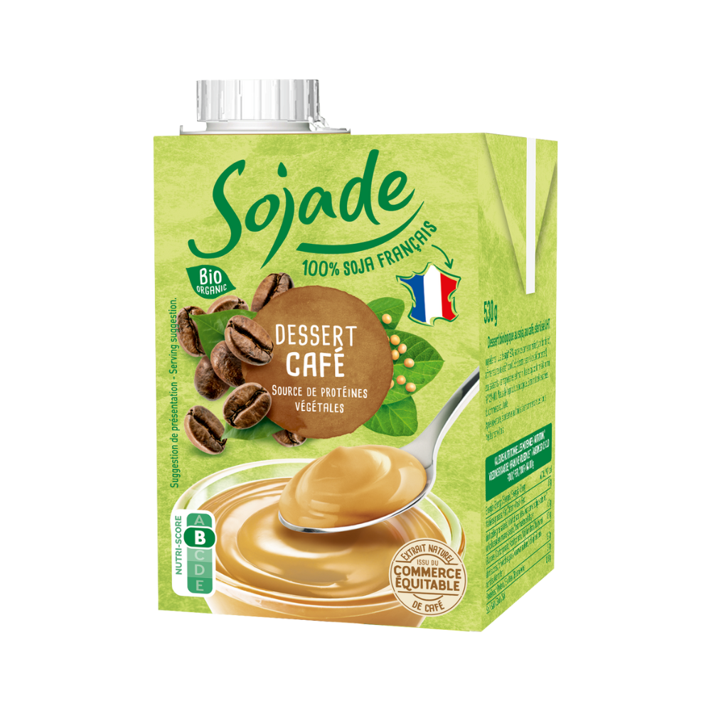 Dessert soja au café bio