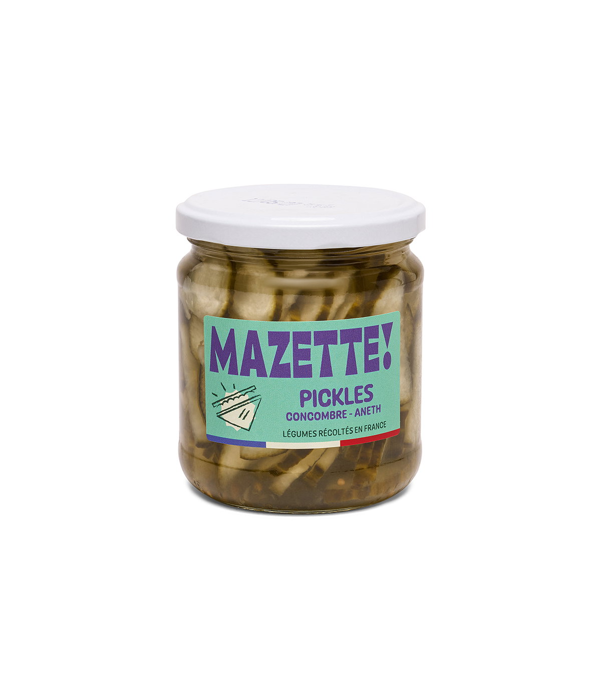 Pickles concombre aneth aigre-doux bio