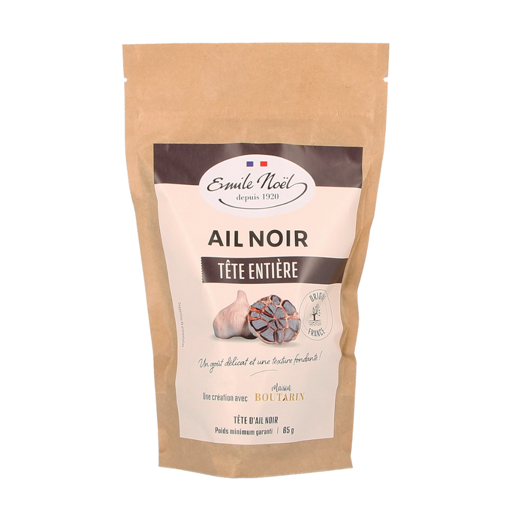 Tête entière d'ail noir bio