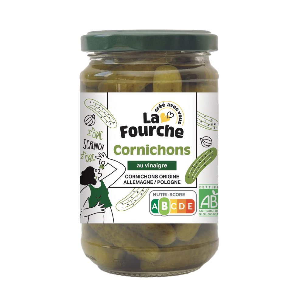 Cornichons au vinaigre bio