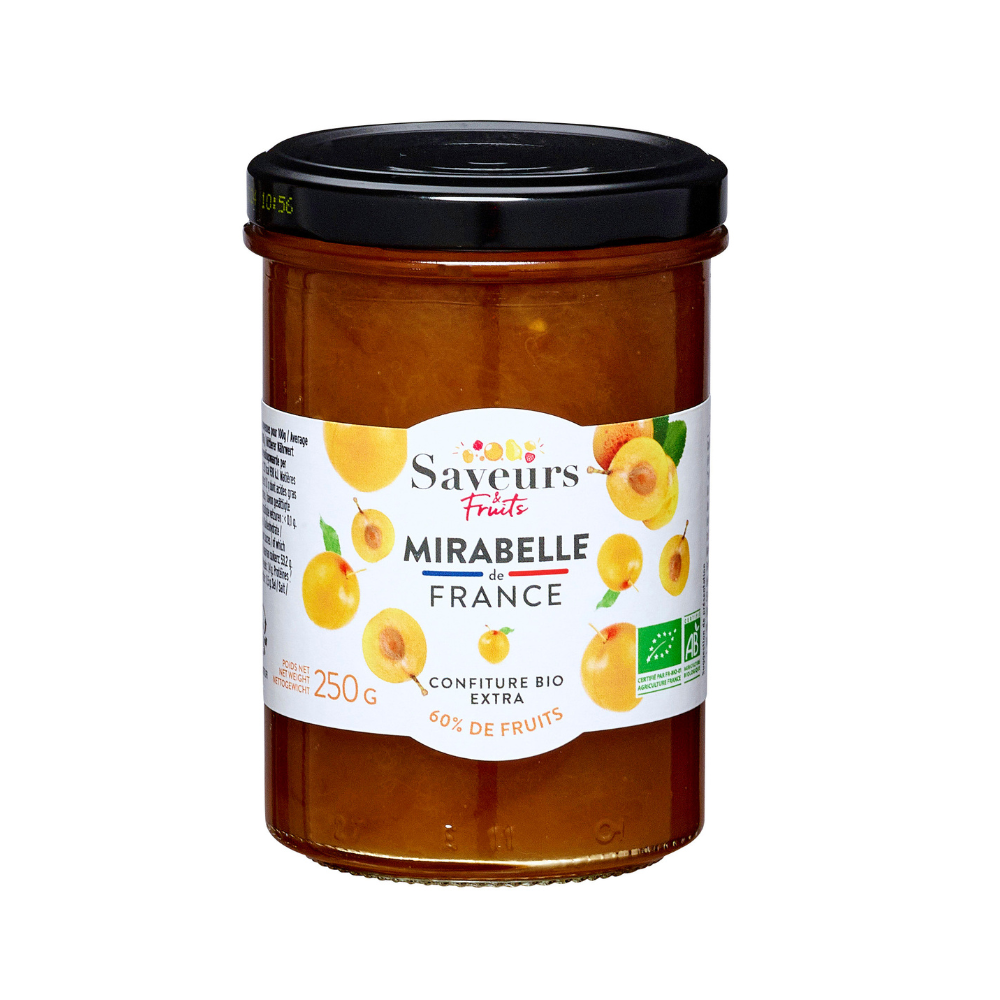 Confiture de mirabelle de France bio