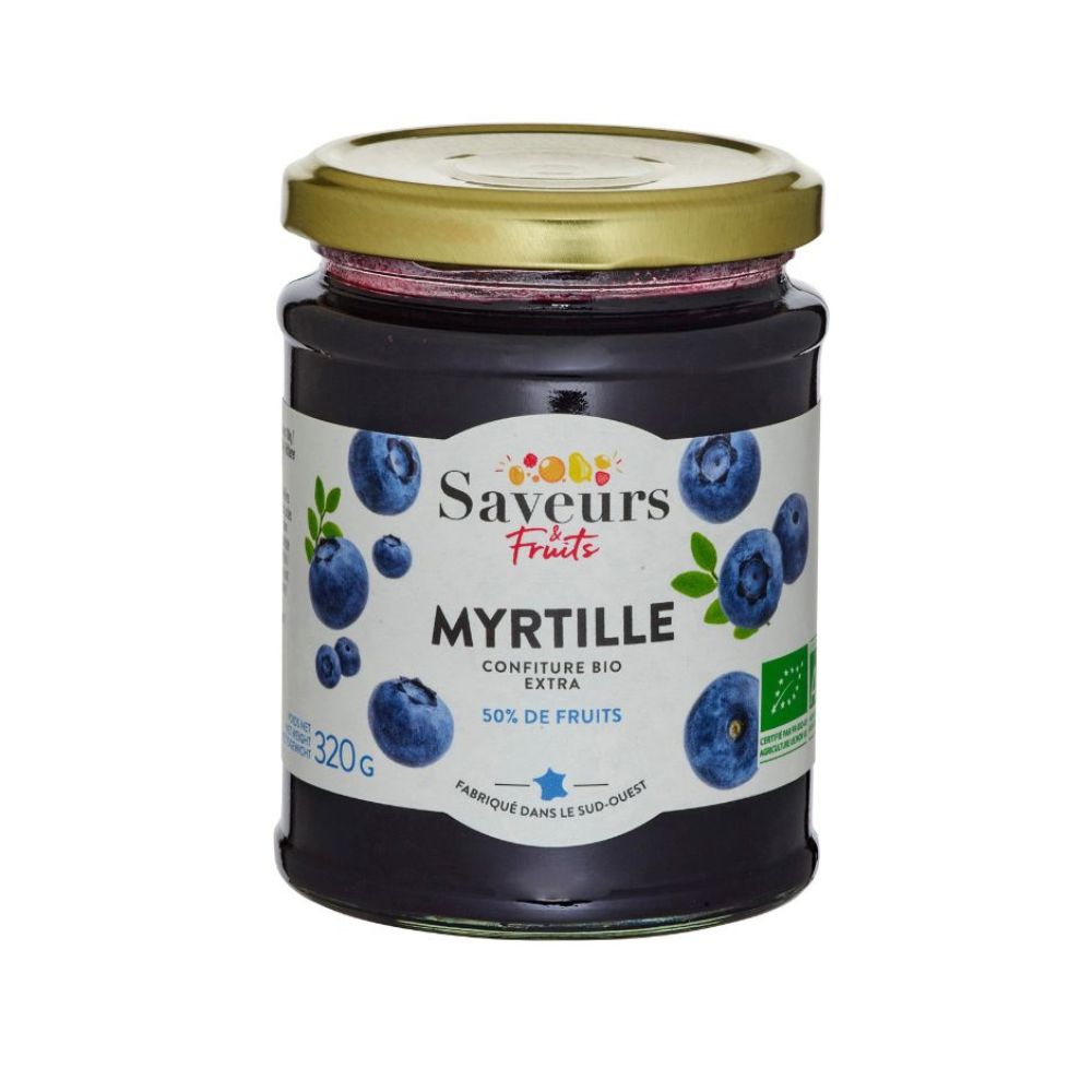 Confiture extra myrtille bio