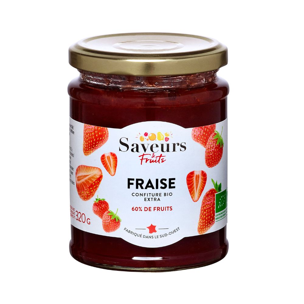 Confiture extra fraise bio
