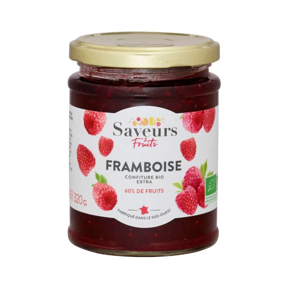Confiture extra framboise bio
