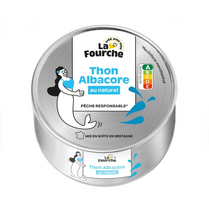Thon albacore au naturel pêche responsable