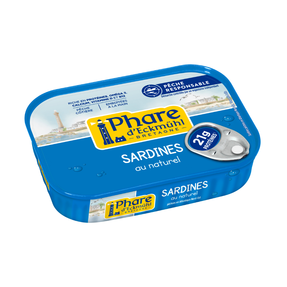 Sardines au naturel