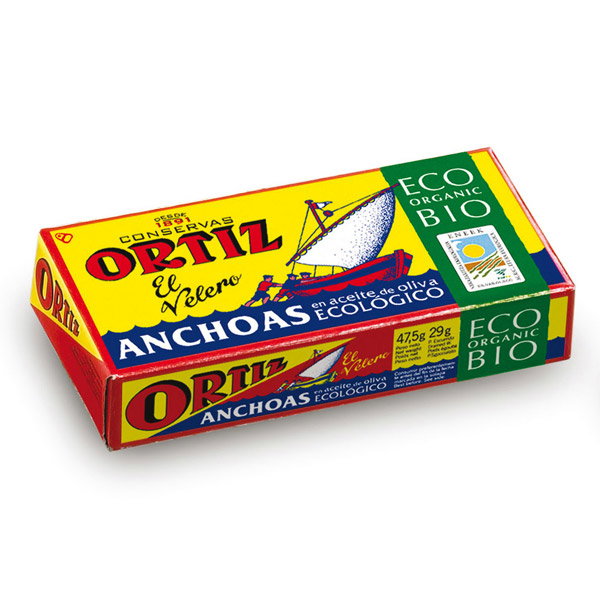 Filets d'anchois à l'huile olive bio
