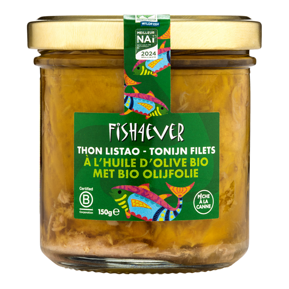 Filets de thon listao à l'huile d'olive vierge extra bio