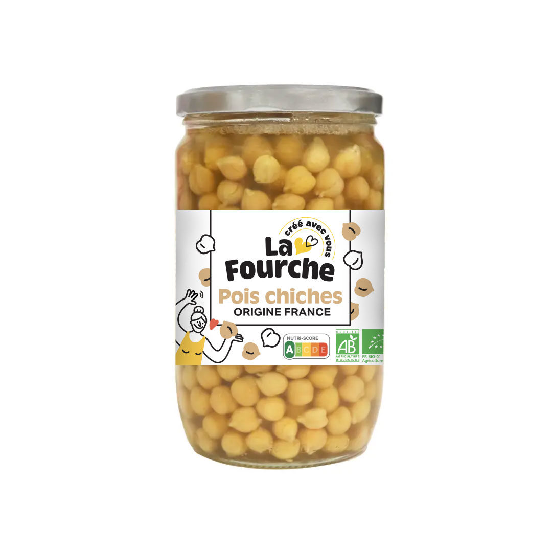 Pois chiches au naturel bio