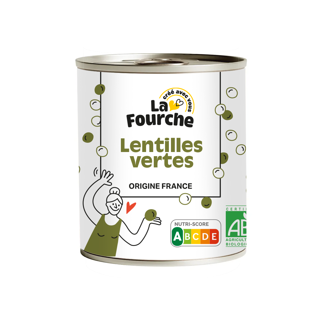 Lentilles vertes bio