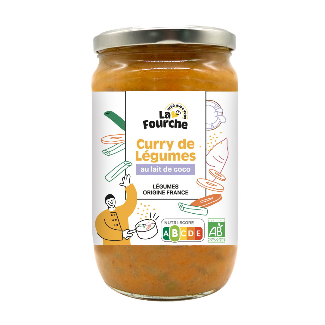 Curry de légumes bio