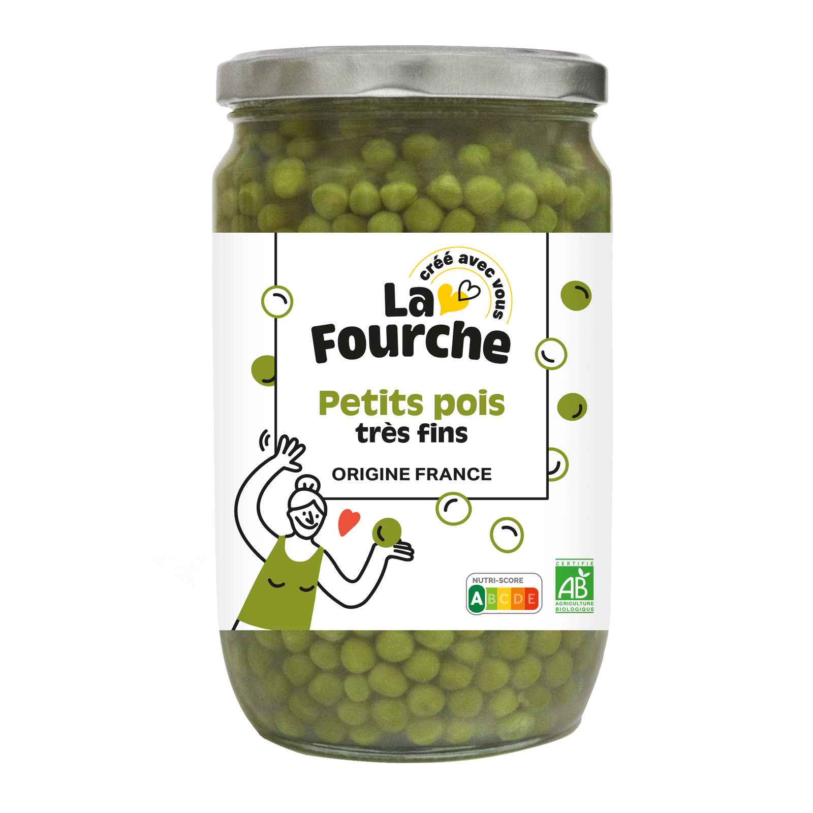 Petits pois très fins bio