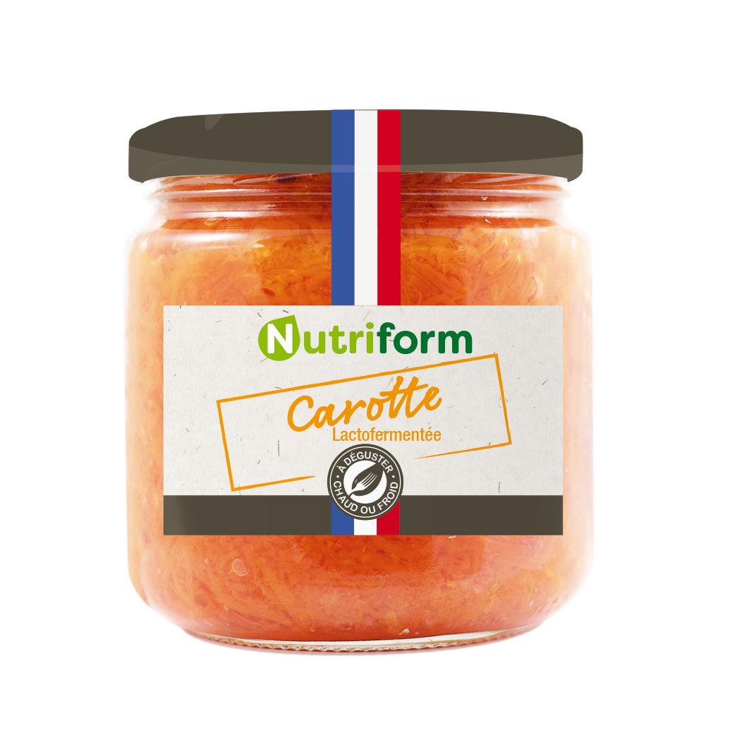 Carottes lacto-fermentées bio