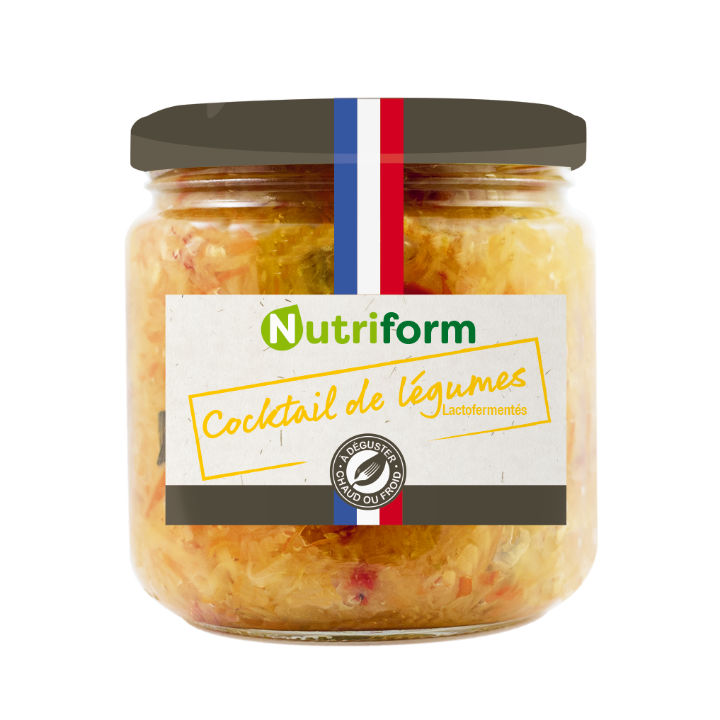 Cocktail de légumes lactofermentés bio