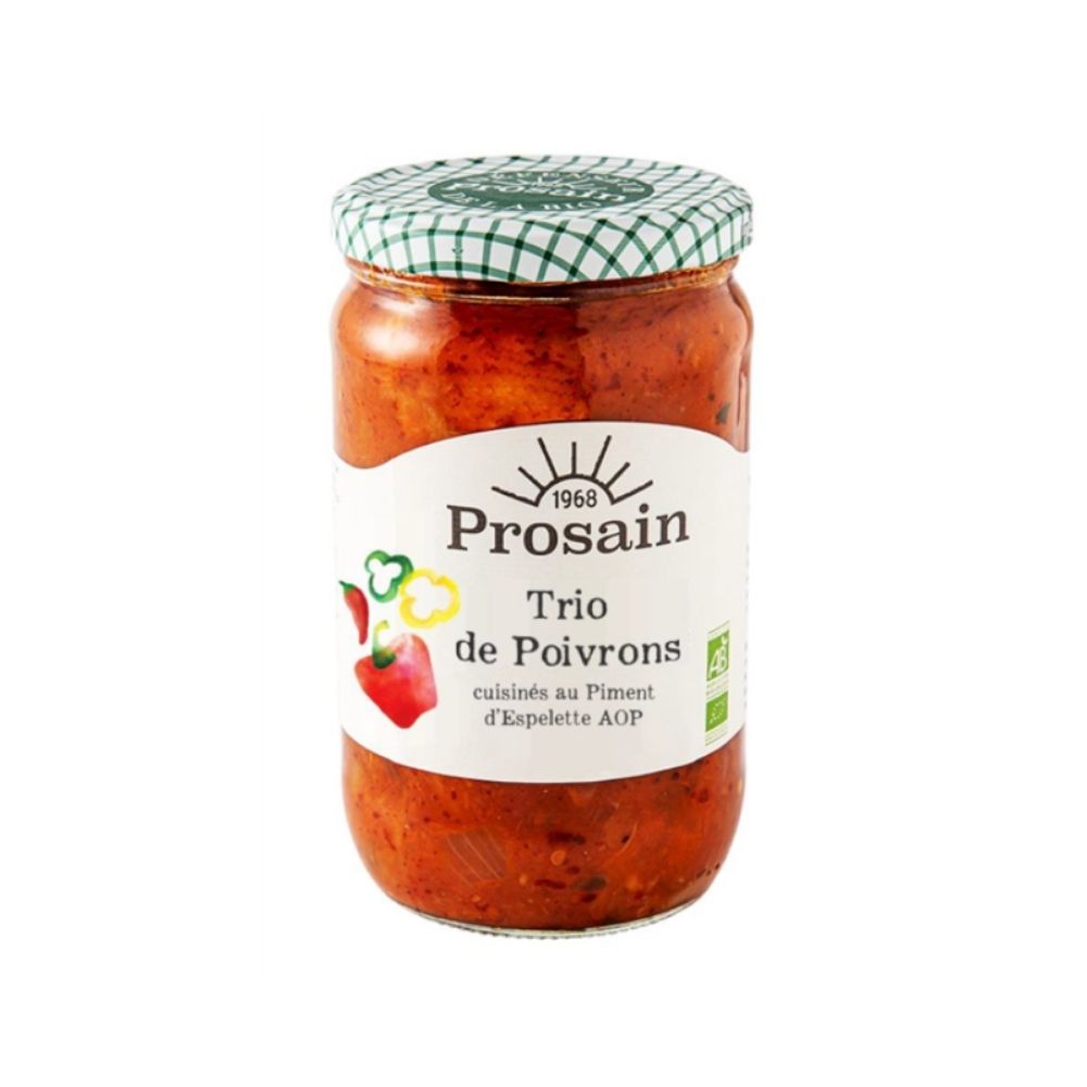 Trio de poivrons bio