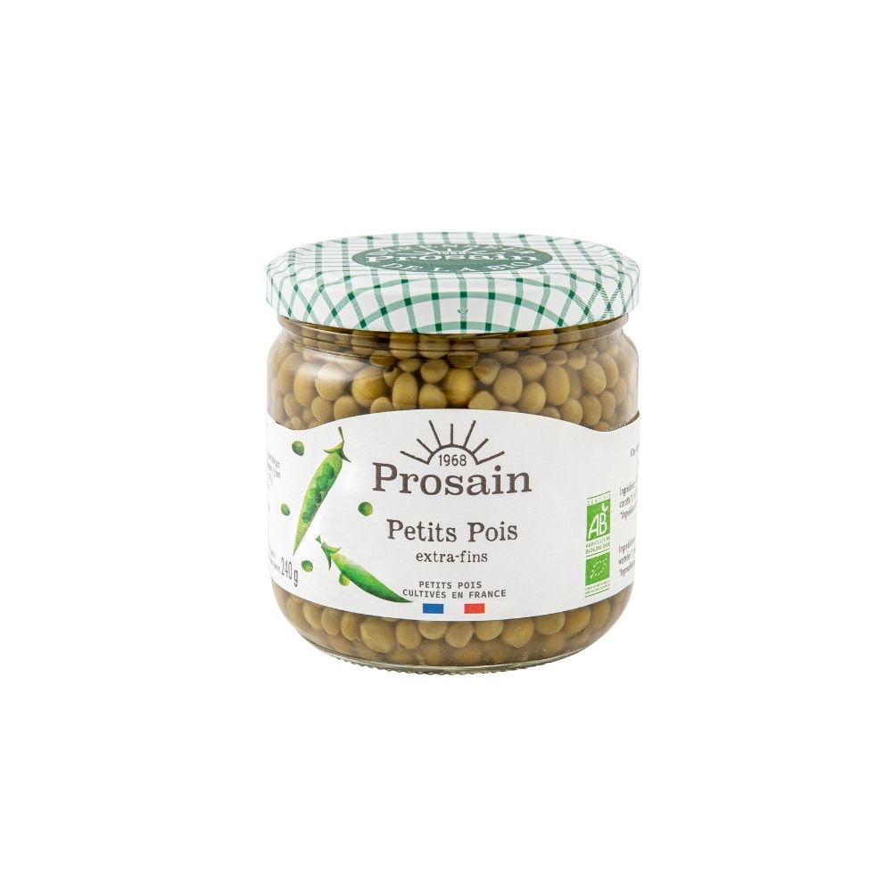 Petits pois extra-fins préparés bio