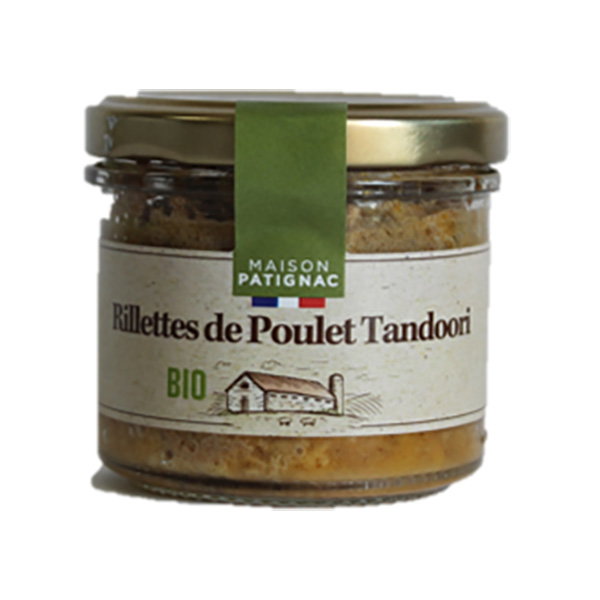 Rillettes de poulet tandoori bio