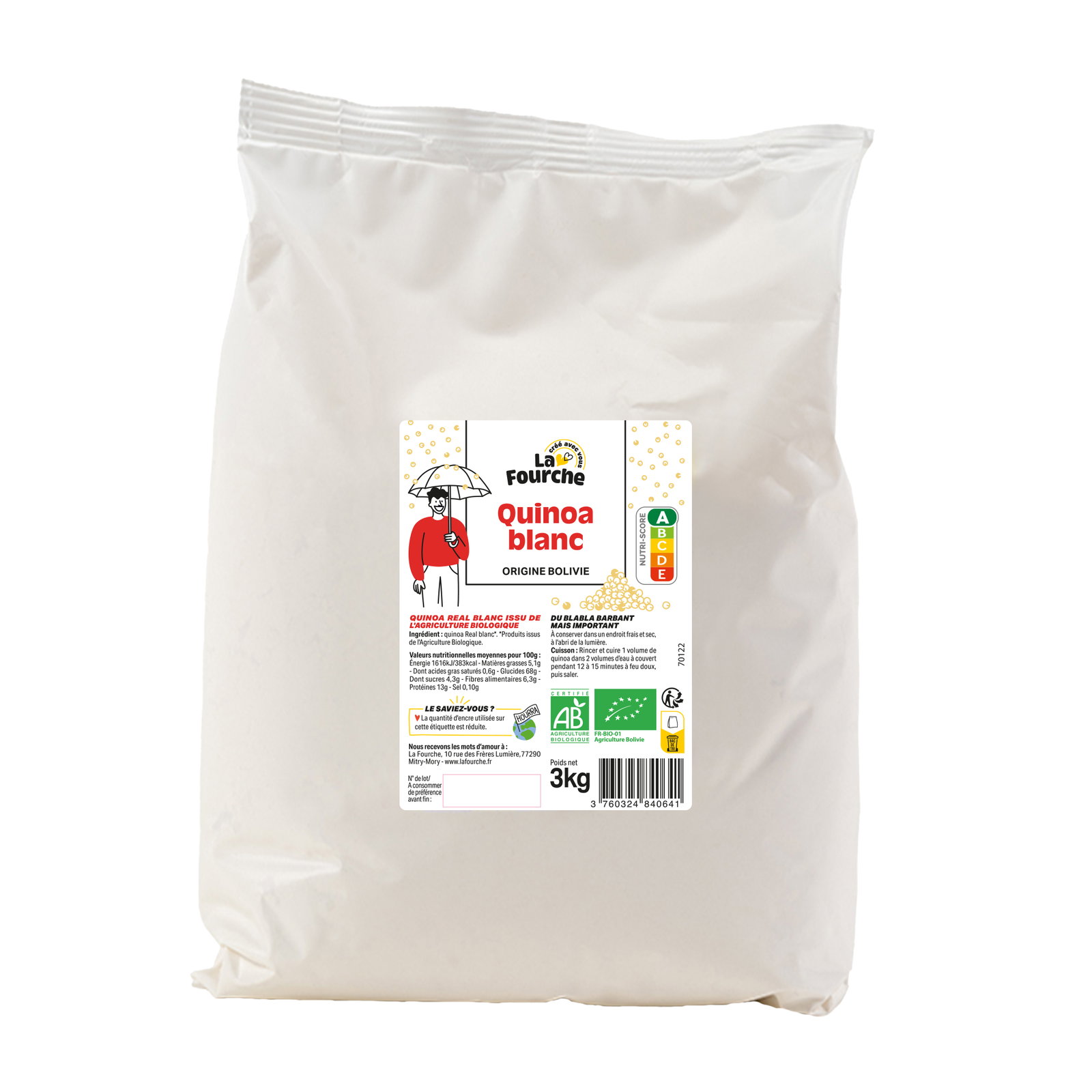 Quinoa blanc bio
