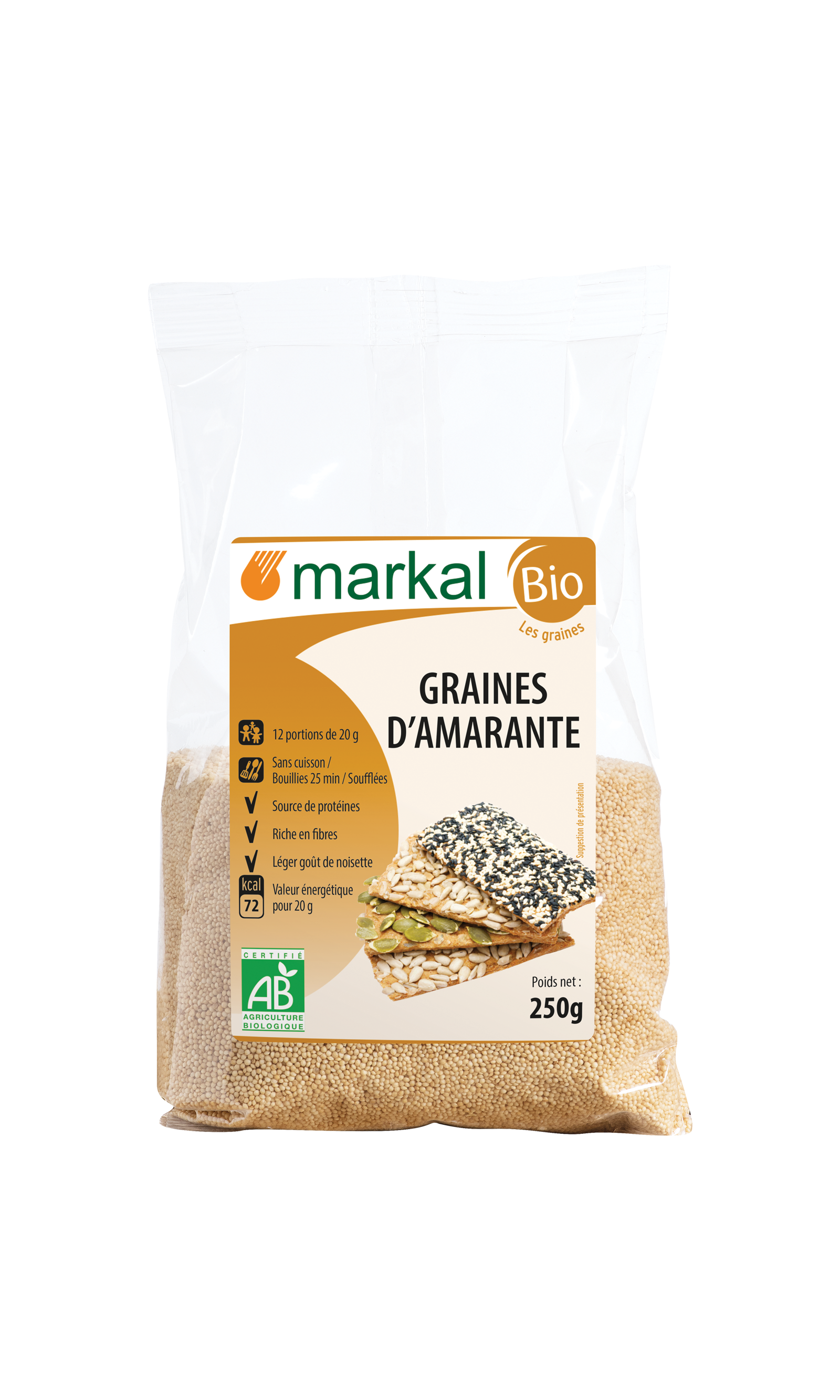 Graines d'amarante bio