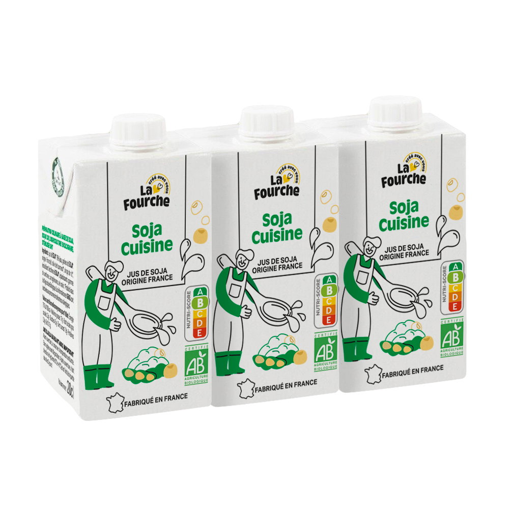 Soja cuisine bio - 3x20cl