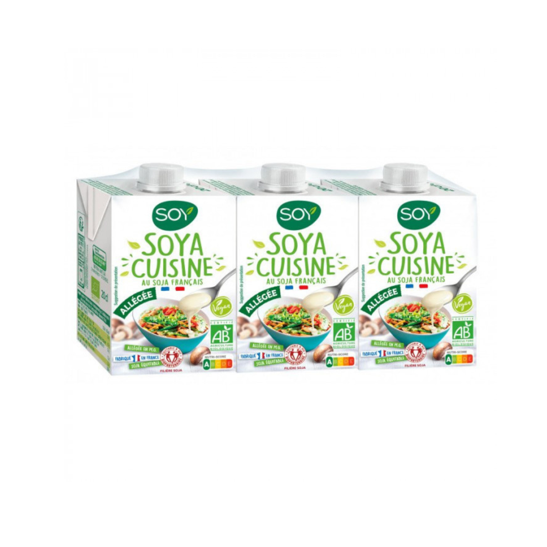 Soja cuisine allégé bio - 3x20cl
