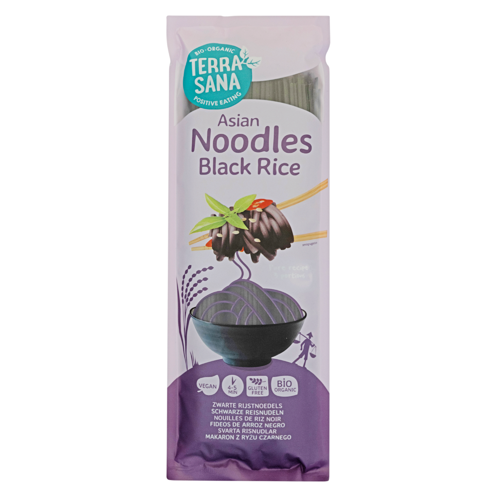 Noodles de riz noir bio