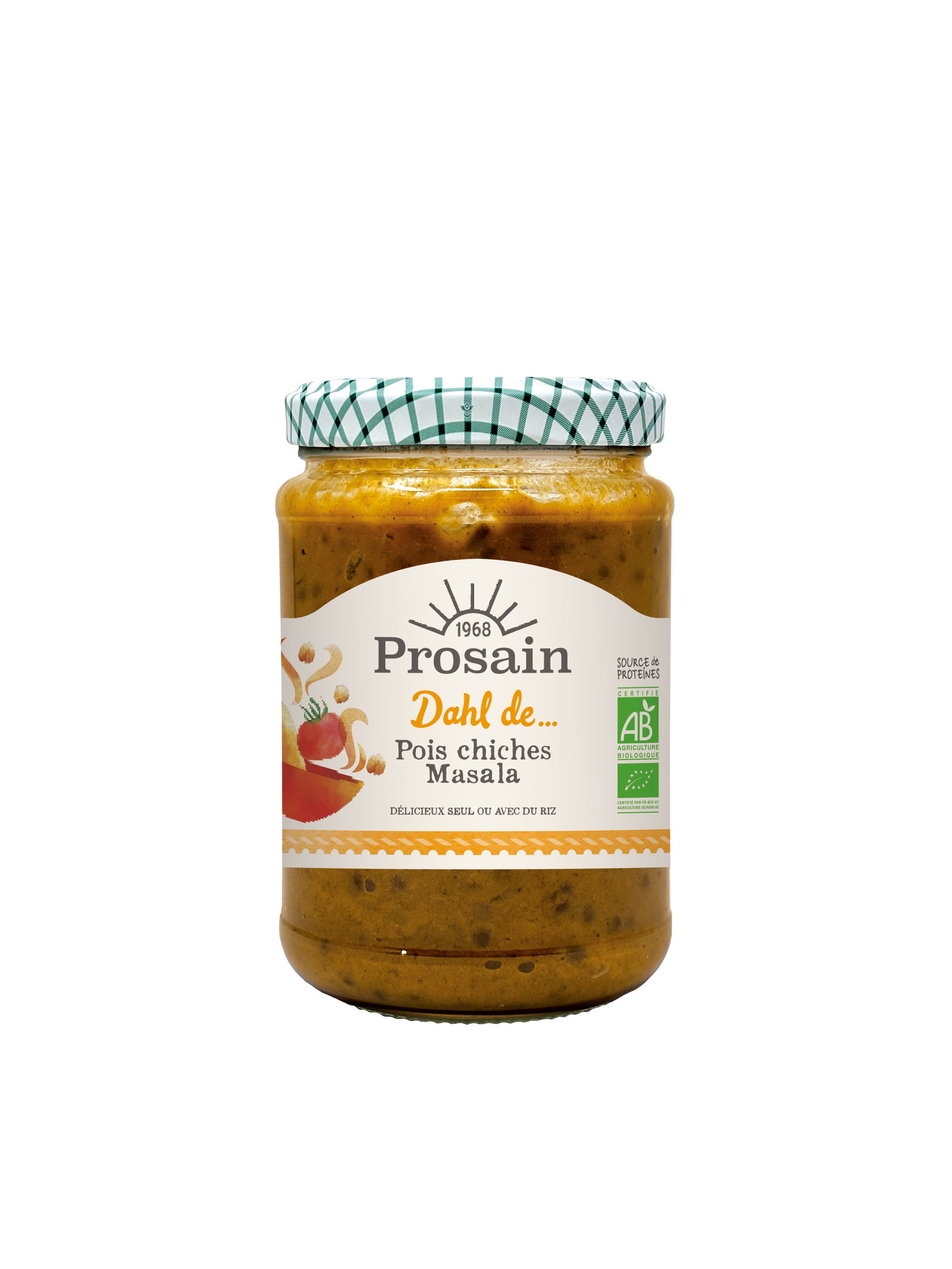 Dahl de pois chiches bio