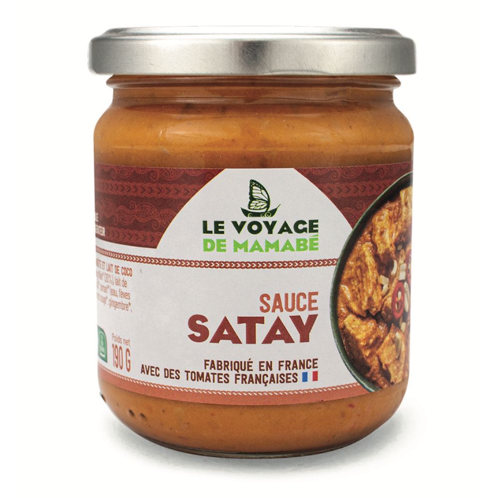 Sauce satay bio
