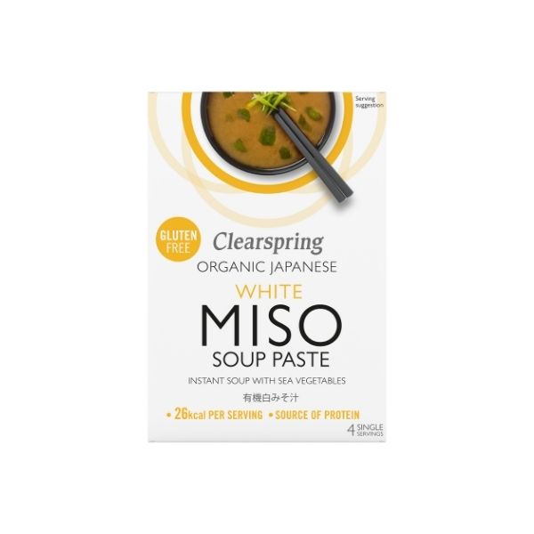 Soupe miso blanche instantanée bio - 4x15g