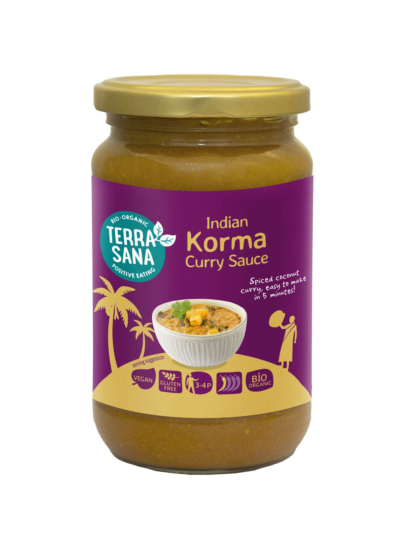 Sauce indienne korma bio