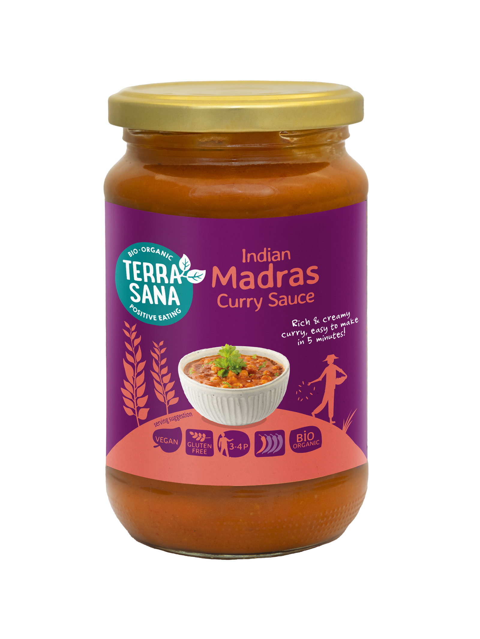 Sauce indienne Madras bio
